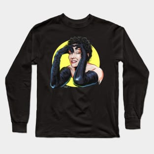 Gloria Swanson - An illustration by Paul Cemmick Long Sleeve T-Shirt